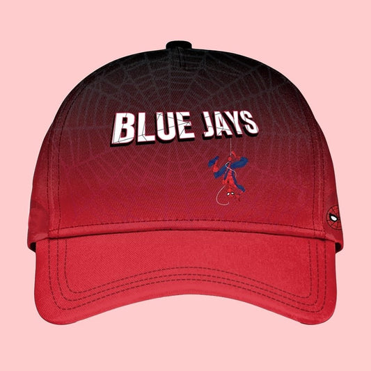2025 Toronto Blue Jays Spider Man Night Baseball Jersey Hat - Cabryon