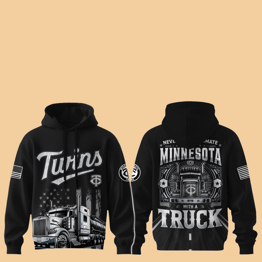 2025 Twins Nation Truck Driver Appreciation Week Hoodie - Cabryon