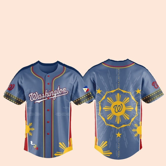 2025 Washington Nationals Filipino Heritage Night Jersey - Cabryon