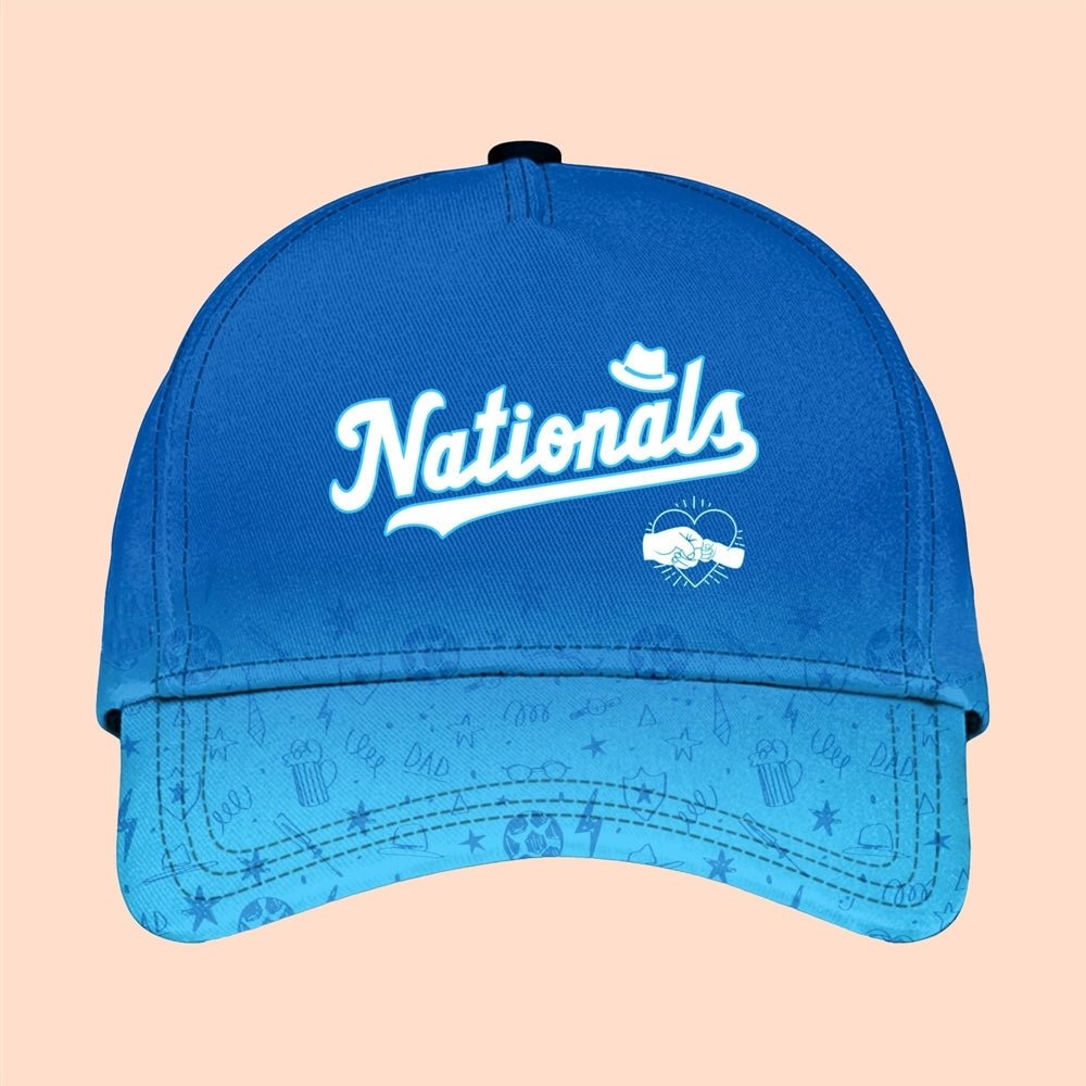 2025 Washington Nationals Happy Father Day Hat - Cabryon