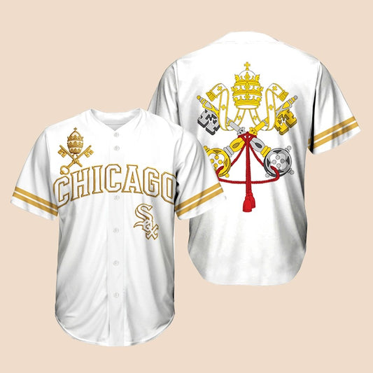 2025 White Sox Pope Leo XIV Baseball Jersey - Cabryon