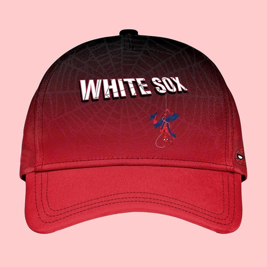 2025 White Sox Spider Man Night Baseball Jersey Hat - Cabryon