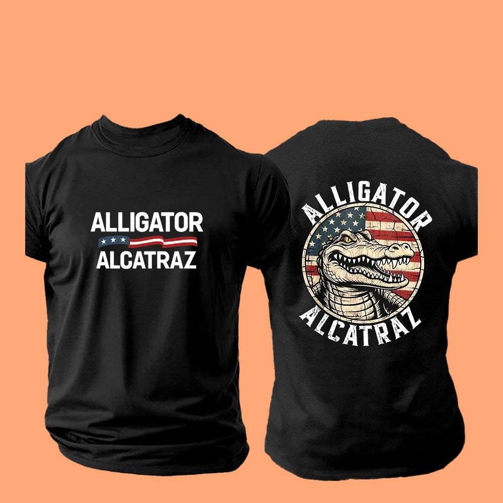 2025 Alligator Alcatraz America Shirt