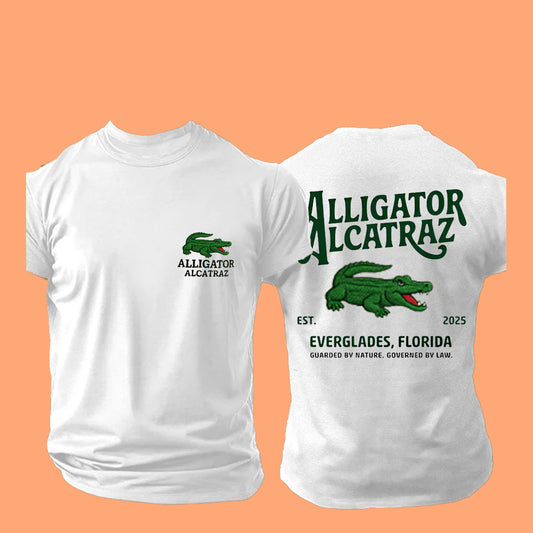 2025 Alligator Alcatraz Est 2025 EverGlades Florida Guarded By Nature Governed By Law Shirt