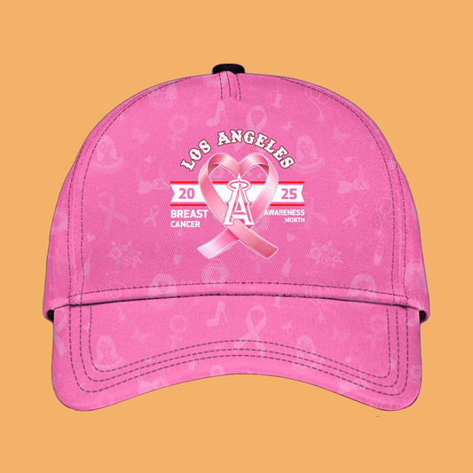 2025 Angels Special Breast Cancer Awareness Month Hat And Jersey