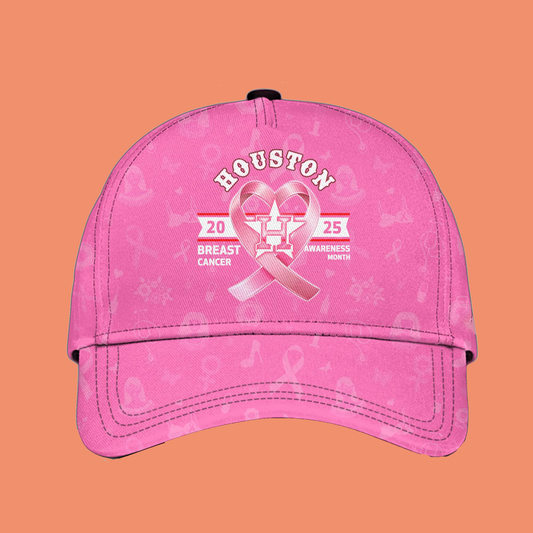 2025 Astros Special Breast Cancer Awareness Month Hat And Jersey