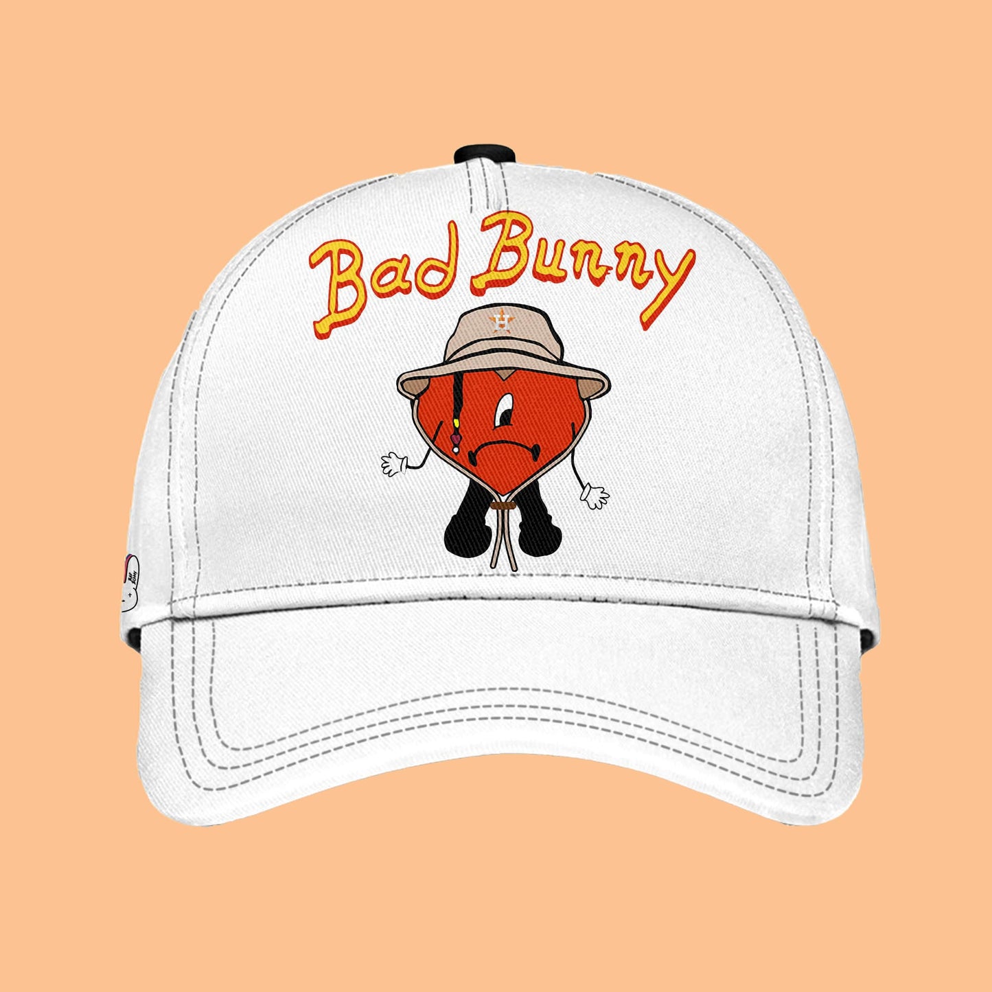 2025 Astros Bad Bunny Hat Jersey