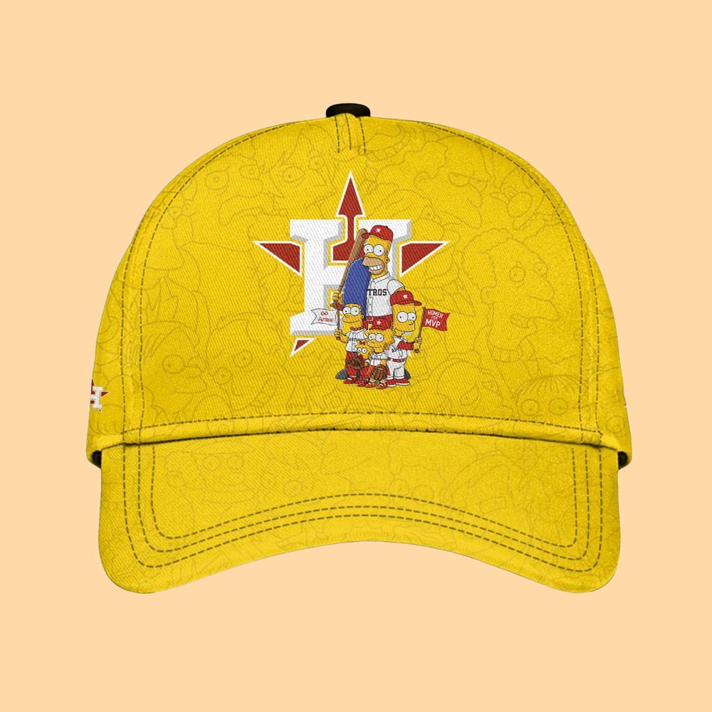 2025 Astros The Simpsons Jersey Hat