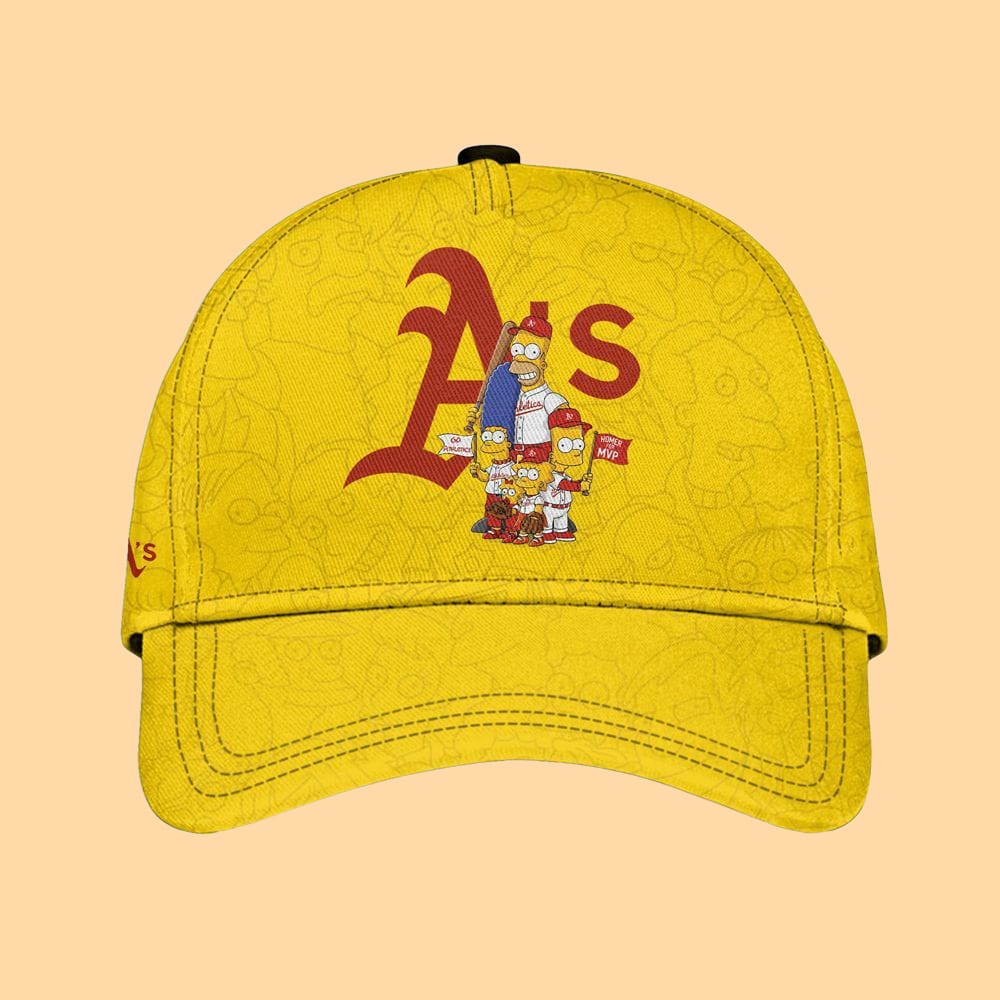 2025 Athletics The Simpsons Jersey Hat