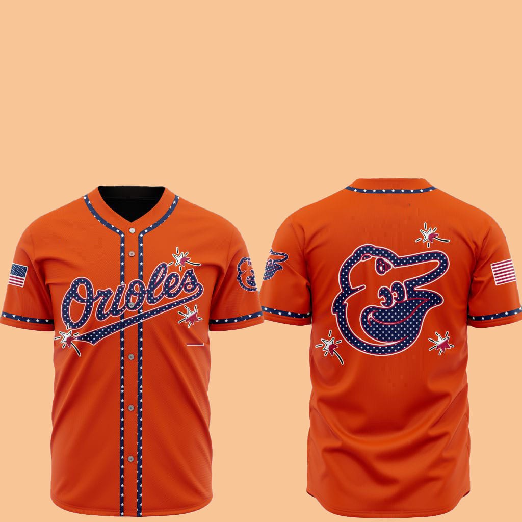 2025 Baltimore Orioles Happy Independence Day Baseball Jersey