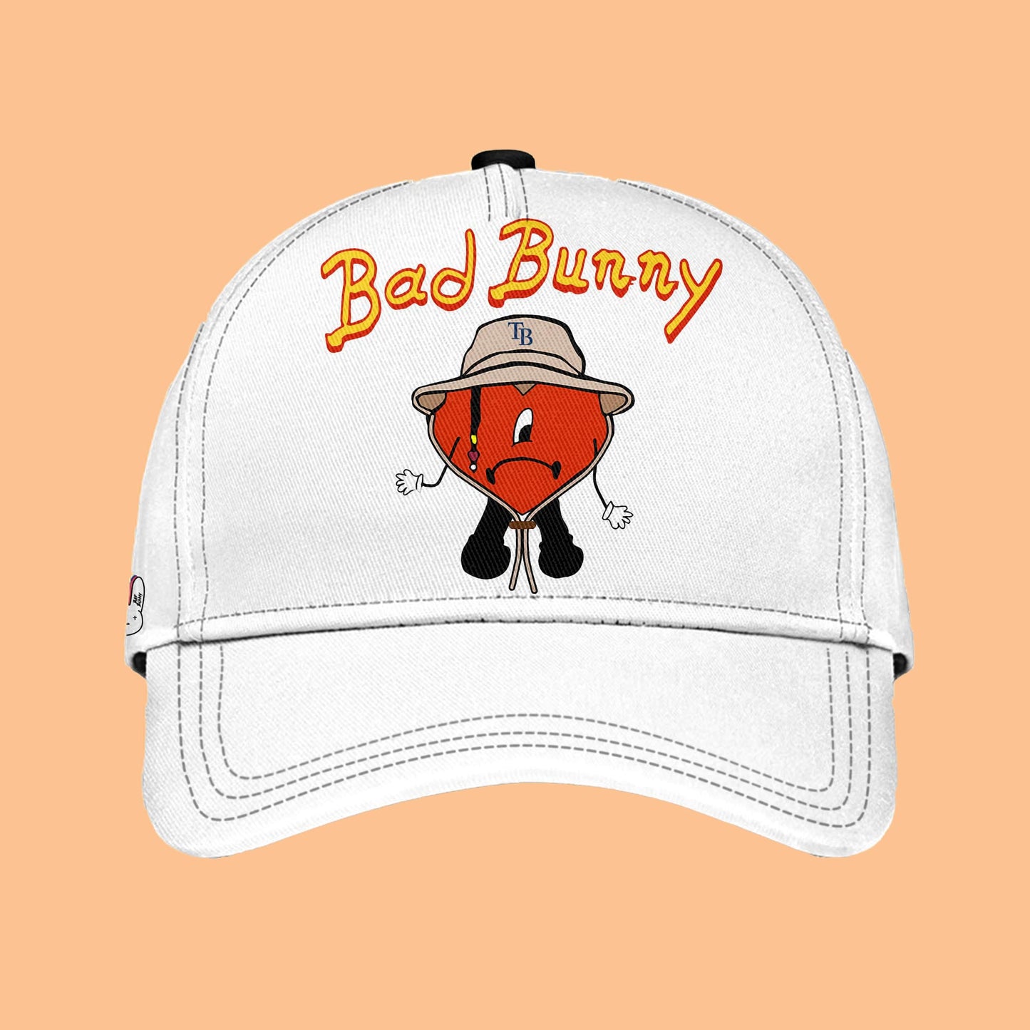 2025 Bay Rays Bad Bunny Hat Jersey