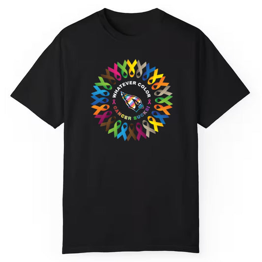 2025 Cardinals Whatever Color Cancer Sucks Shirt