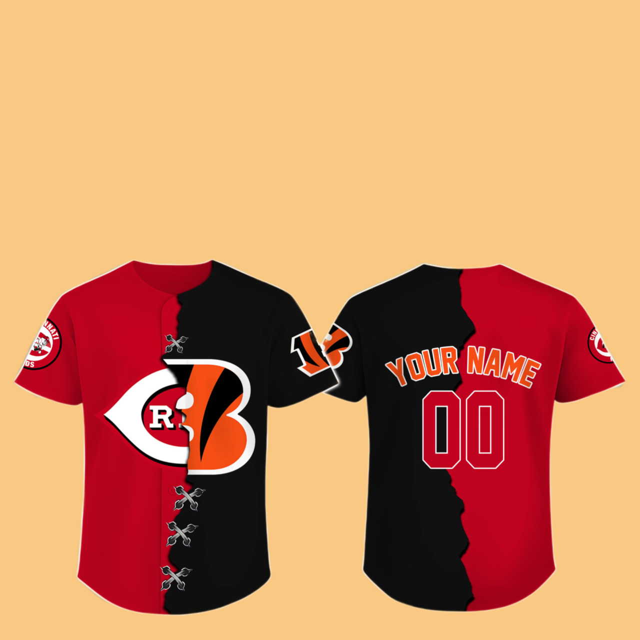 2025 Cincinnati Reds x Cincinnati Bengals Jersey