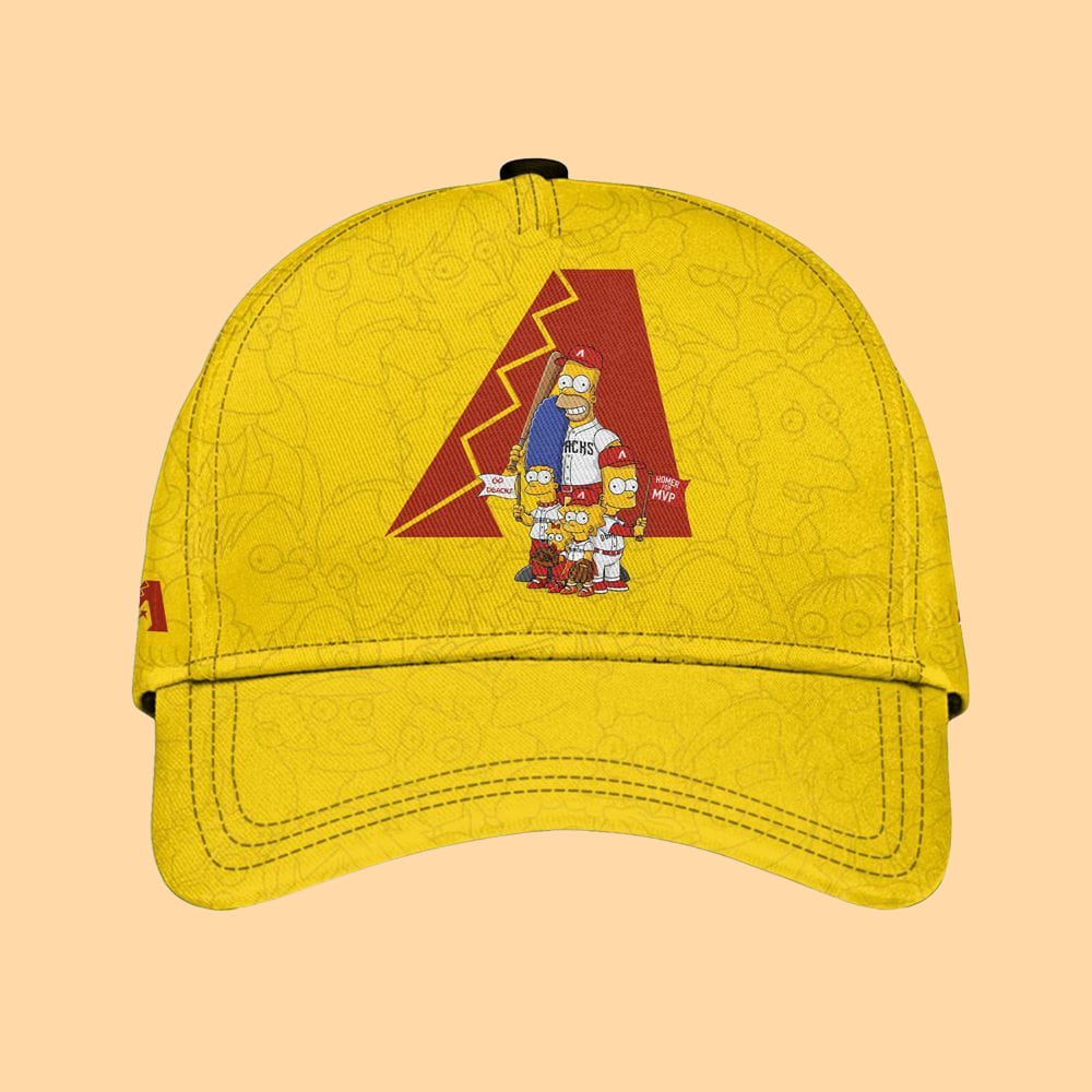2025 Diamondbacks The Simpsons Jersey Hat