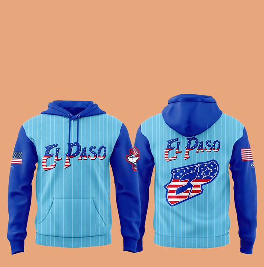 2025 El Paso Chihuahuas Independence Day Hoodie