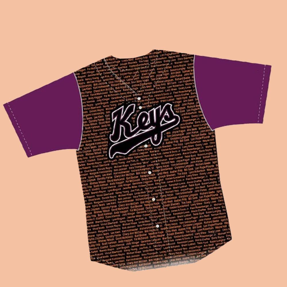 2025 Frederick Keys Cancer Awareness Night Jersey Giveaway