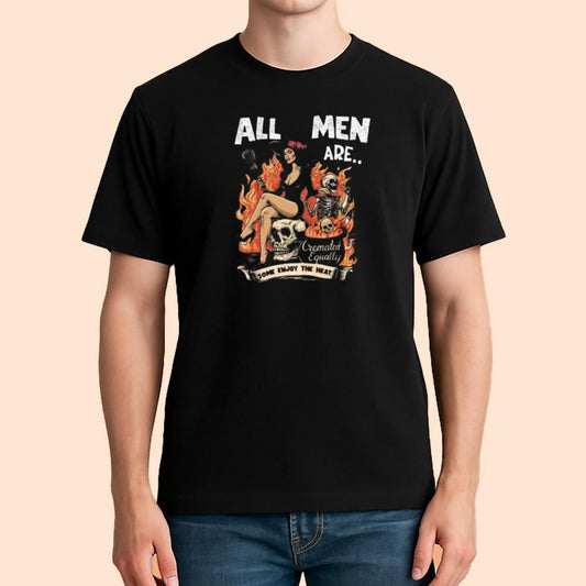 All Men Are Feminist Witch Shirt Halloween 2025