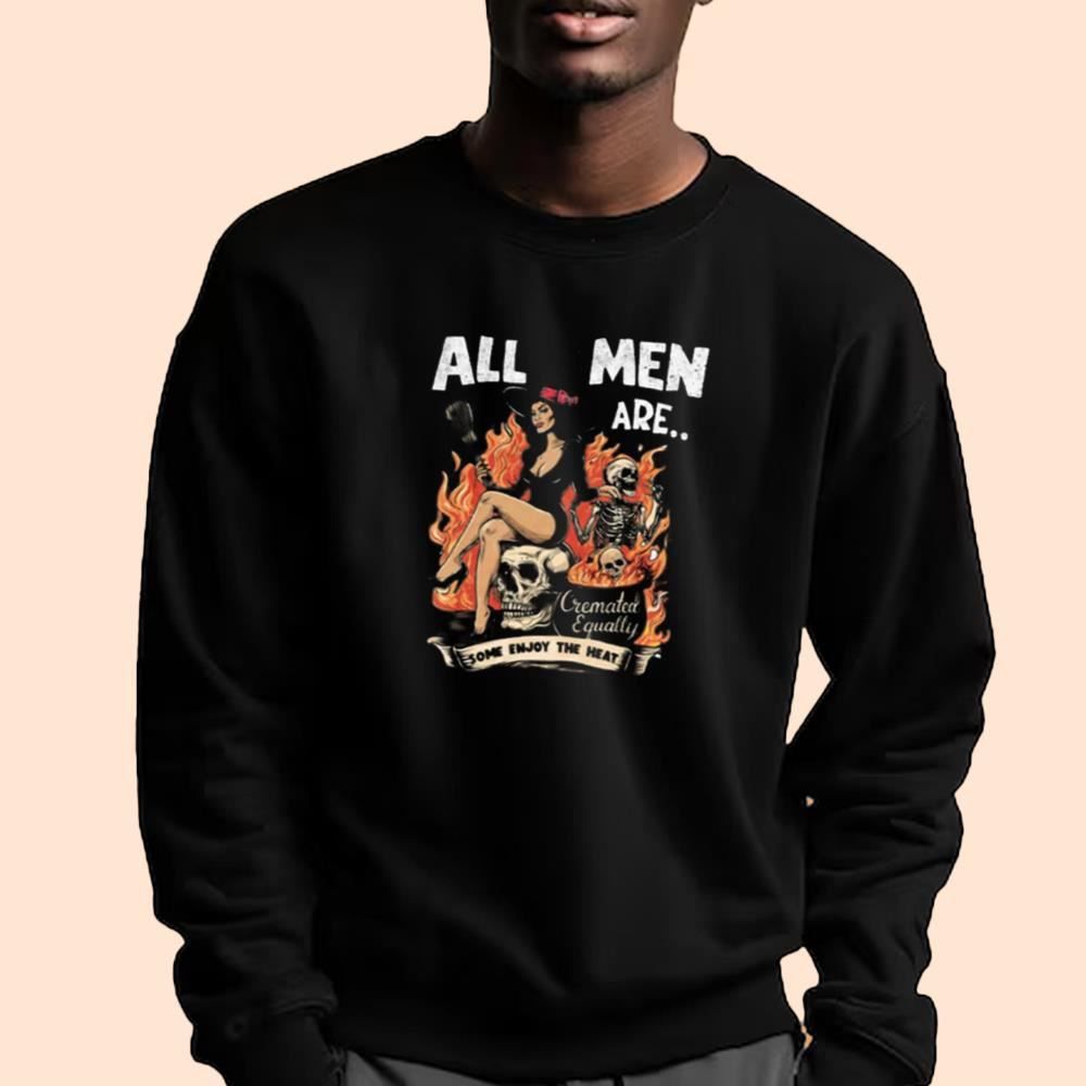 All Men Are Feminist Witch Shirt Halloween 2025