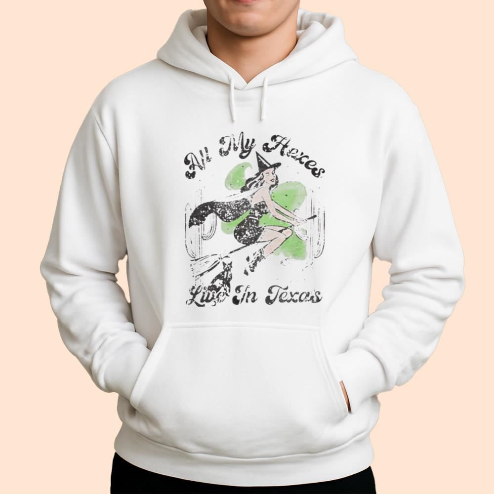 All My Hexes Live In Texas Shirt Halloween 2025