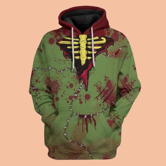 2025 Halloween Blood Stiches Costume Hoodie