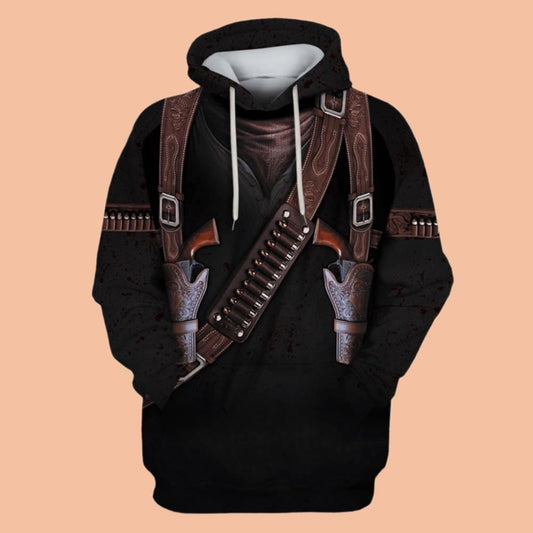 Cowboy Costume Hoodie Halloween 2025