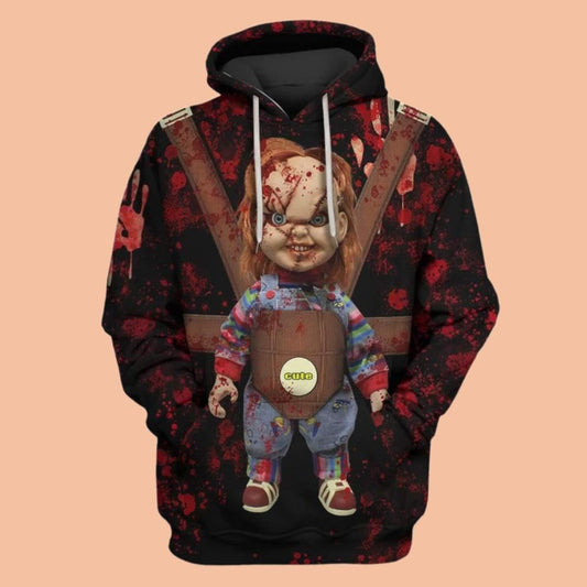 2025 Halloween Chucky Costume Hoodie