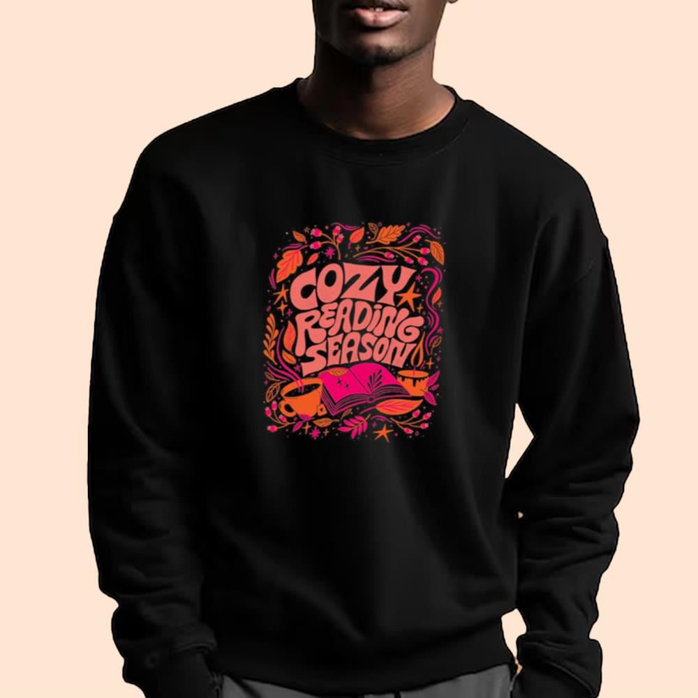 Cozy Reading Season Shirt Halloween 2025