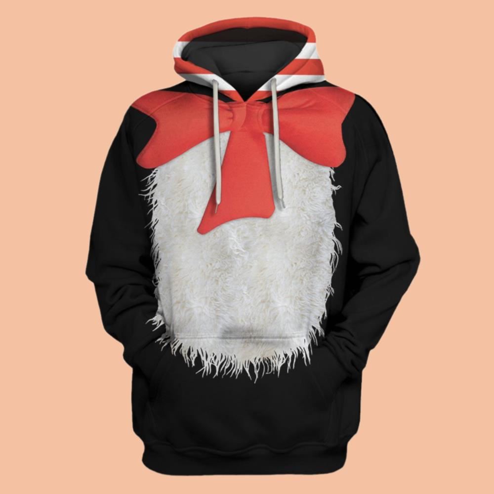 2025 Halloween Cute Red Bow Costume Hoodie