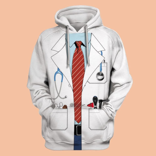 2025 Halloween DOCTOR Costume Hoodie