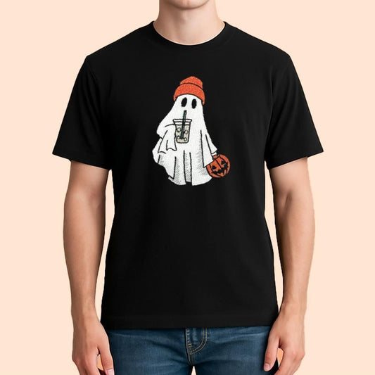 Ghost Pumpkin Shirt Halloween 2025