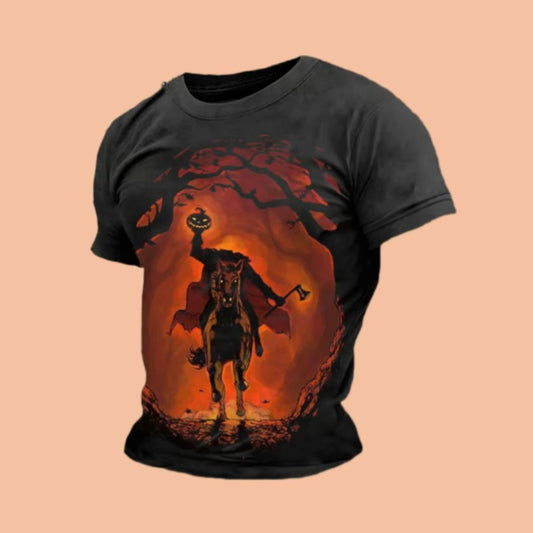Headless Horseman Print Shirt 2025 Halloween