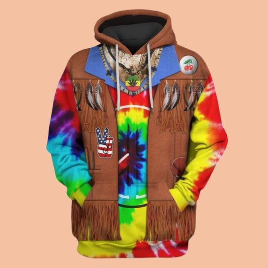 2025 Halloween Hippie Costume Hoodie