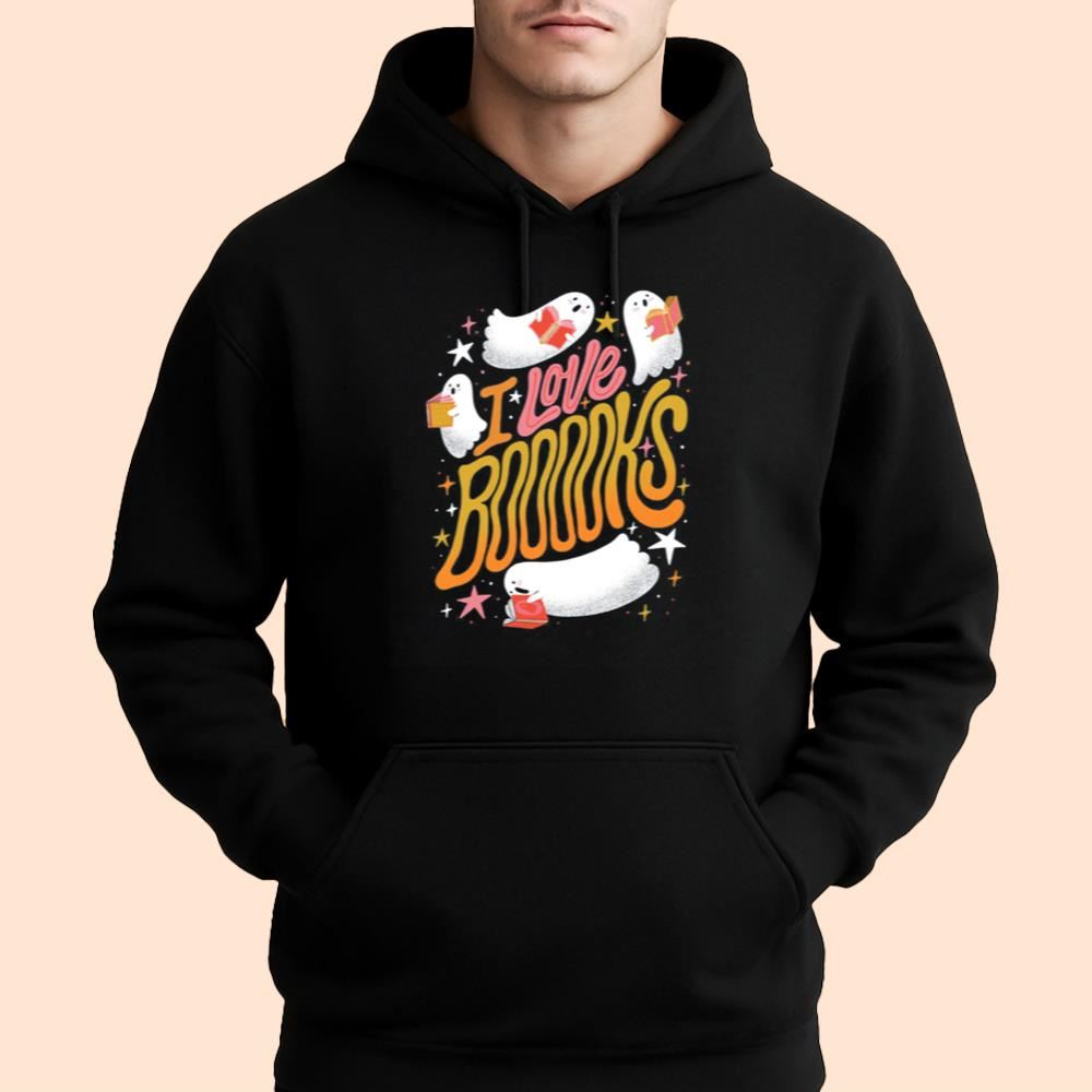 I Love Booooks Ghosts Shirt Halloween 2025