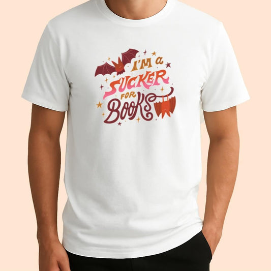 I'm A Sucker For Books Shirt Halloween 2025