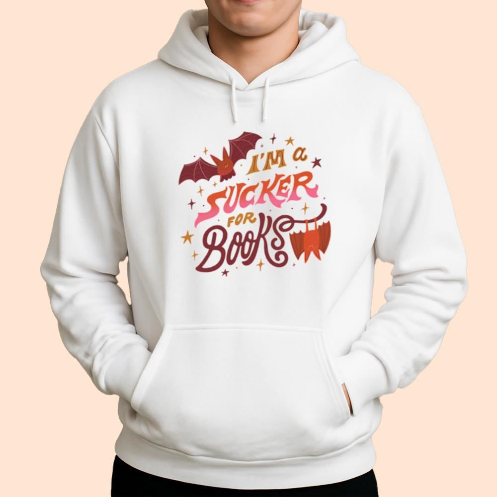 I'm A Sucker For Books Shirt Halloween 2025