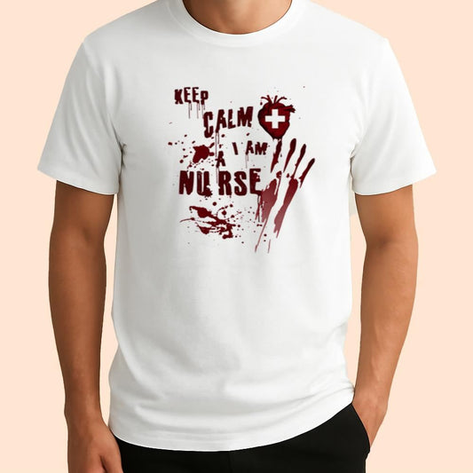 Keep Calm I Am A Nurse Shirt Halloween 2025