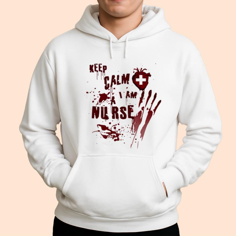 Keep Calm I Am A Nurse Shirt Halloween 2025