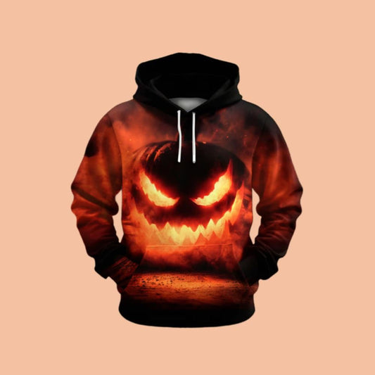 Men's Casual Party Halloween Print Hoodie Halloween 2025