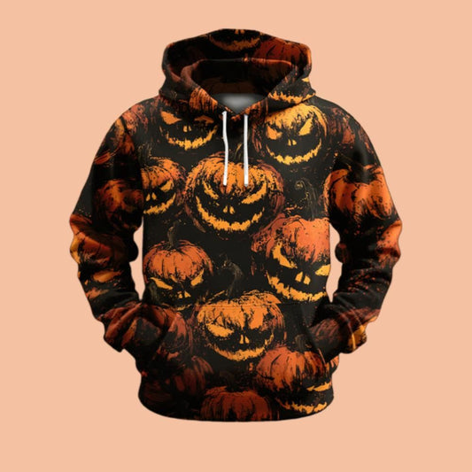 Men's Party Halloween Pumpkin Hoodie Halloween 2025