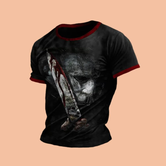 Men's Print Casual Shirt Halloween 2025