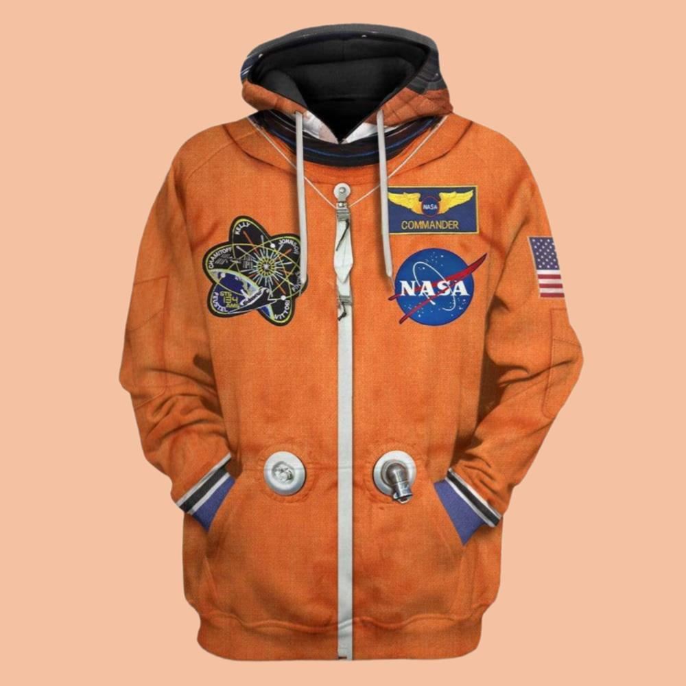 2025 Halloween Nasa Costume Hoodie