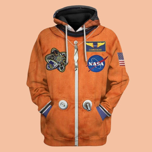 2025 Halloween Nasa Costume Hoodie