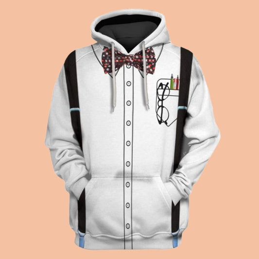 2025 Halloween Nerd Costume Hoodie