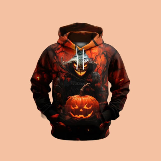 Party Halloween Print Hoodie Halloween 2025