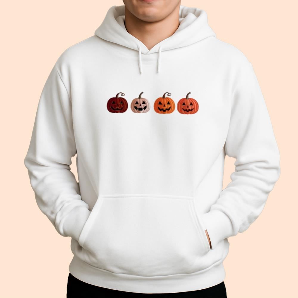 Pumpkin Face Shirt Halloween 2025