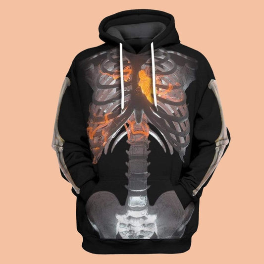 2025 Halloween Skeleton Costume Hoodie