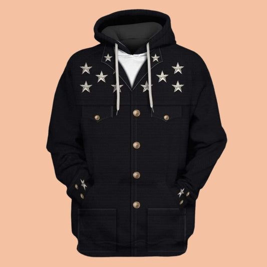 2025 Halloween Small Stars Costume Hoodie