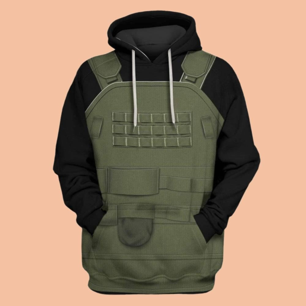 2025 Halloween Terminator Costume Hoodie