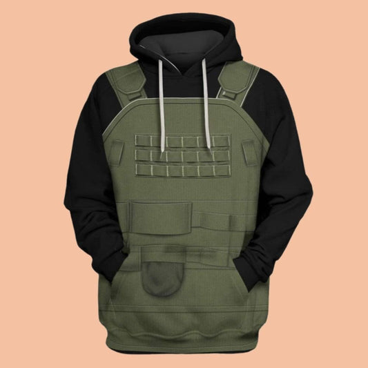 2025 Halloween Terminator Costume Hoodie