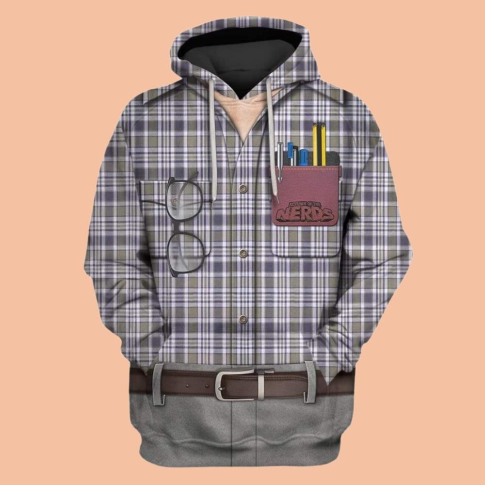 2025 Halloween The Day the Earth Stood Still Nerd Costume Hoodie